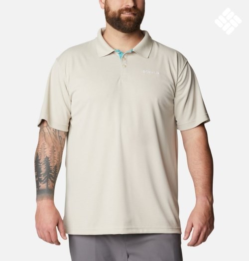 Columbia Utilizer Polo T Skjorte Herre Khaki | Plus Size 65493R